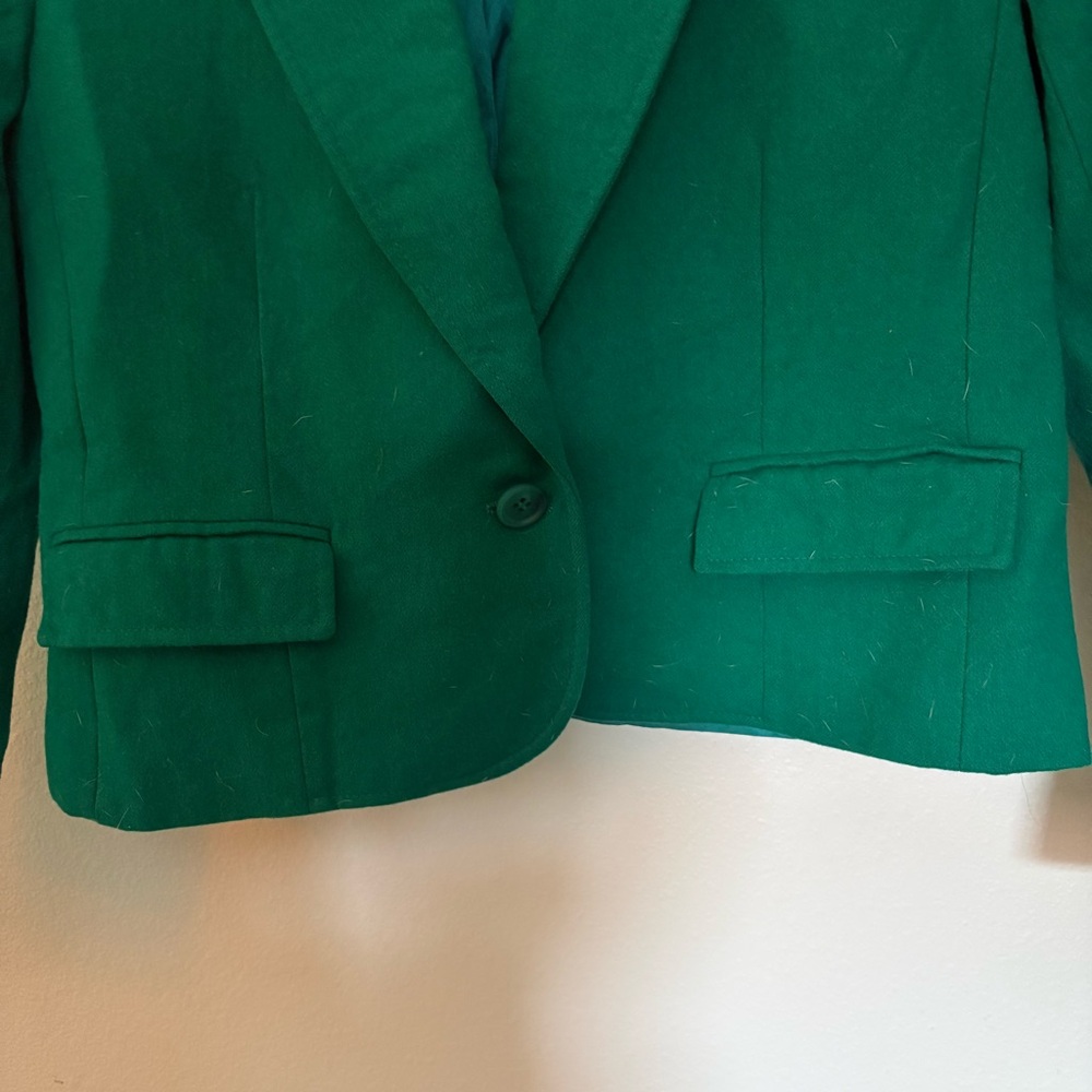 Pendleton Emerald Wool Blazer - image 4